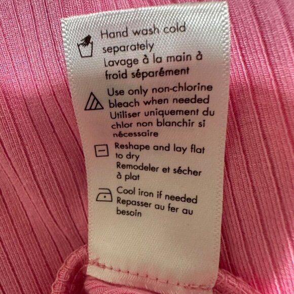 L*Space‎ Skyler Cover Up Dress Size XL Pink Stretch Cut Out Pullover Midi NWT - Picture 12 of 12